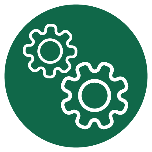 Icon of gears